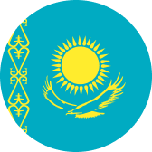 Flag of Kazakhstan (KAZ)