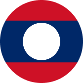 Flag of Lao People's Democratic Republic (LAO)