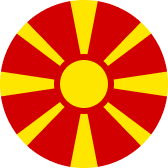 Flag of North Macedonia (MKD)