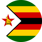 Flag of Zimbabwe (ZWE)